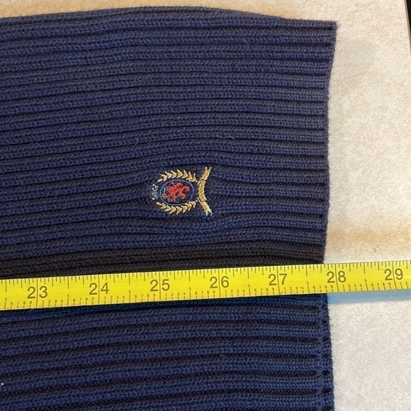 𝅺TOMMY Hilfiger NWT Men’s Sweater, Size LG., Navy Blue - Picture 9 of 10